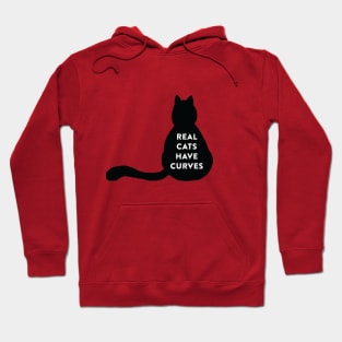 Real Cats Have Curves Hoodie